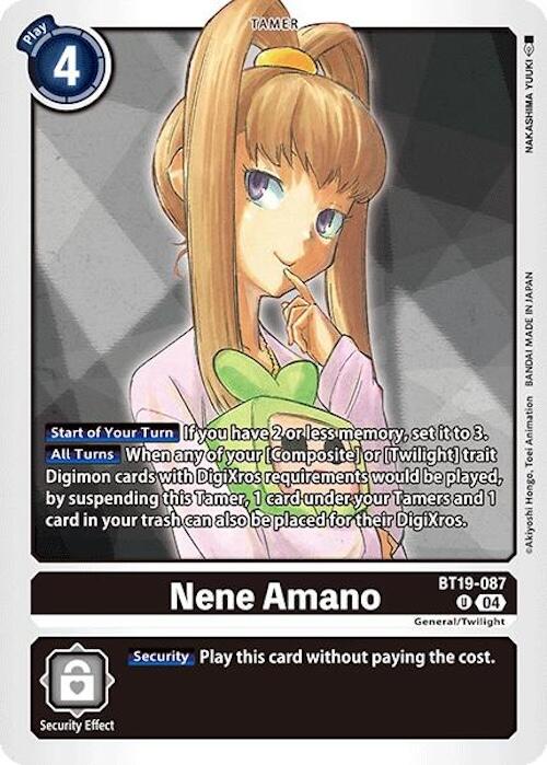 Nene Amano [BT19-087] [Release Special Booster Ver.2.0] | Cracking-Singles