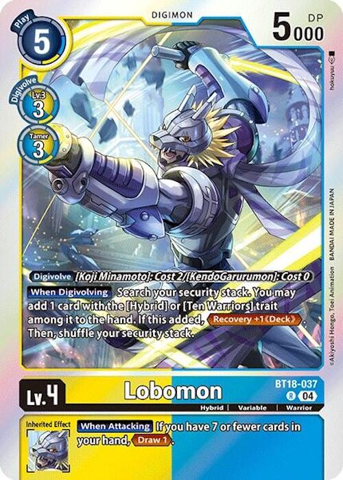 Lobomon [BT18-037] [Release Special Booster Ver.2.0] | Cracking-Singles