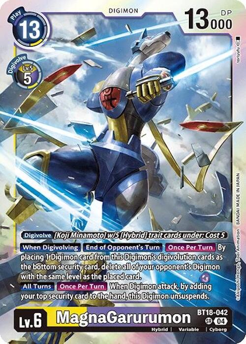 MagnaGarurumon [BT18-042] [Release Special Booster 2.0] | Cracking-Singles