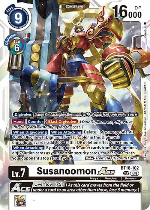 Susanoomon ACE [BT18-102] [Release Special Booster 2.0] | Cracking-Singles