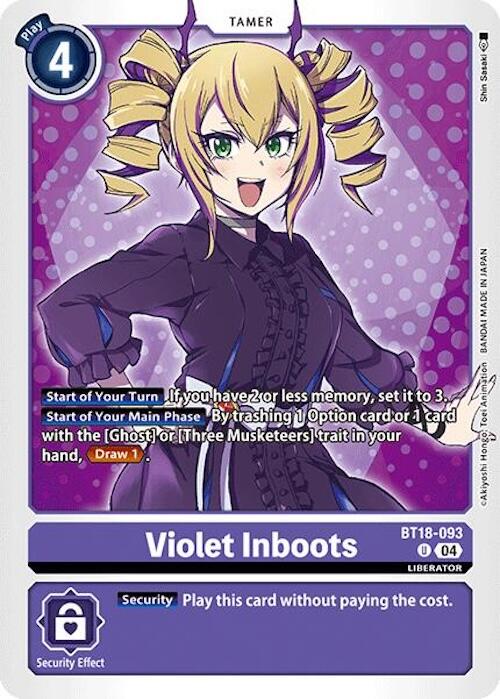 Violet Inboots [BT18-093] [Release Special Booster Ver.2.0] | Cracking-Singles