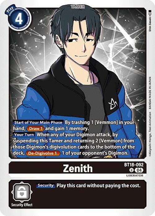 Zenith [BT18-092] [Release Special Booster 2.0] | Cracking-Singles