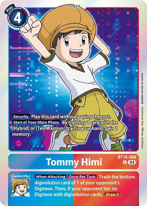 Tommy Himi [BT18-089] [Release Special Booster 2.0] | Cracking-Singles