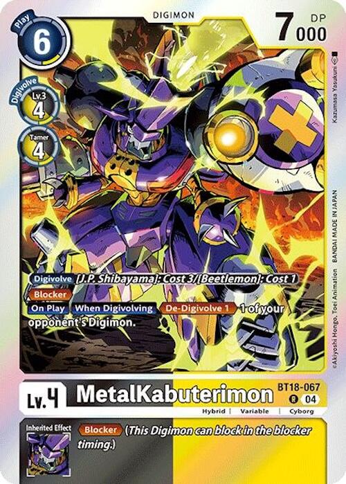 MetalKabuterimon [BT18-067] [Release Special Booster 2.0] | Cracking-Singles