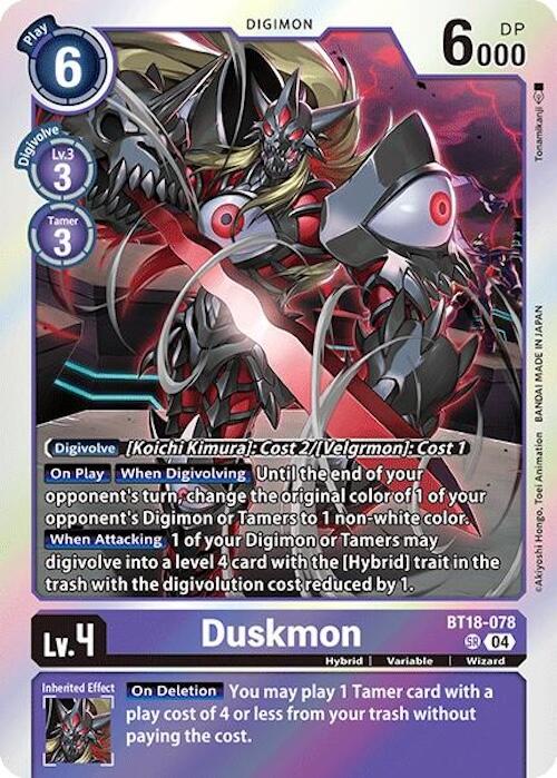 Duskmon [BT18-078] [Release Special Booster Ver.2.0] | Cracking-Singles