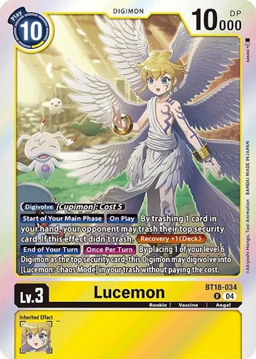 Lucemon [BT18-034] [Release Special Booster Ver.2.0] | Cracking-Singles