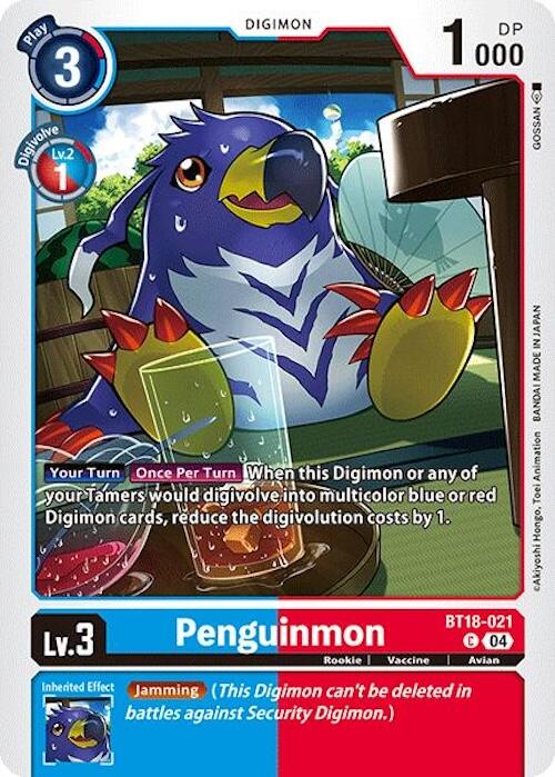 Penguinmon [BT18-021] [Release Special Booster 2.0] | Cracking-Singles