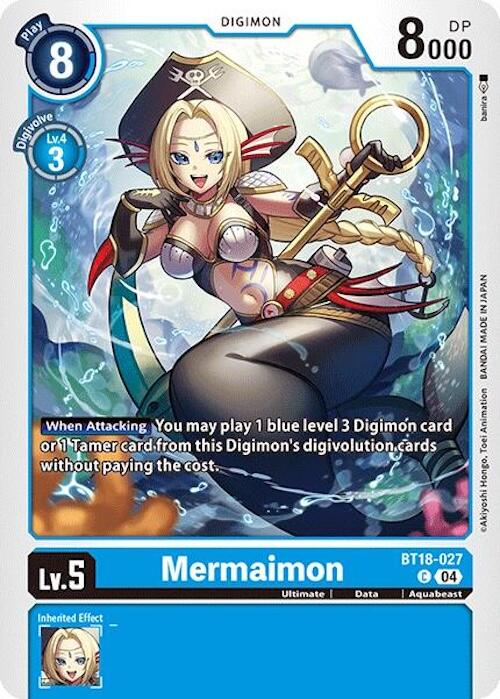 Mermaimon [BT18-027] [Release Special Booster 2.0] | Cracking-Singles