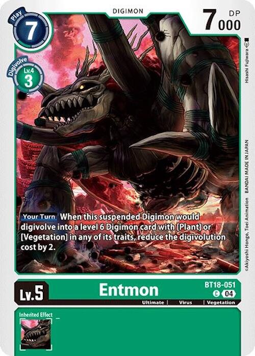 Entmon [BT18-051] [Release Special Booster 2.0] | Cracking-Singles