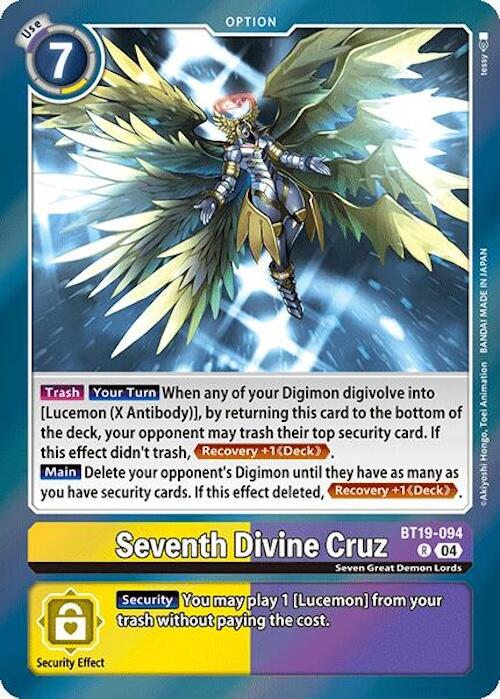 Seventh Divine Cruz [BT19-094] [Release Special Booster 2.0] | Cracking-Singles