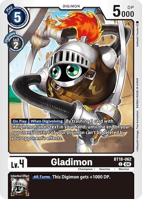 Gladimon [BT18-062] [Release Special Booster 2.0] | Cracking-Singles