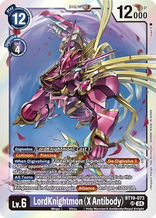 LordKnightmon (X Antibody) [BT19-073] [Release Special Booster Ver.2.0] | Cracking-Singles