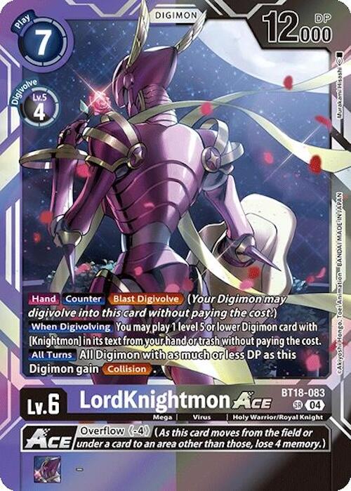 LordKnightmon ACE [BT18-083] [Release Special Booster 2.0] | Cracking-Singles