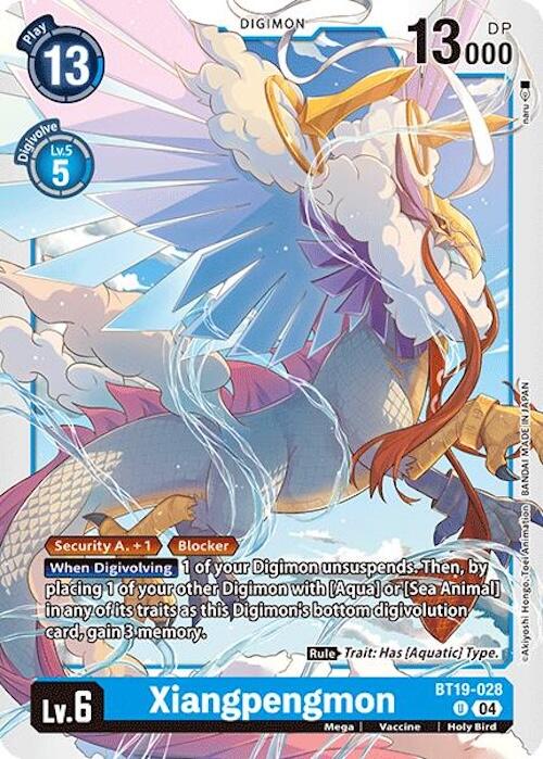 Xiangpengmon [BT19-028] [Release Special Booster Ver.2.0] | Cracking-Singles