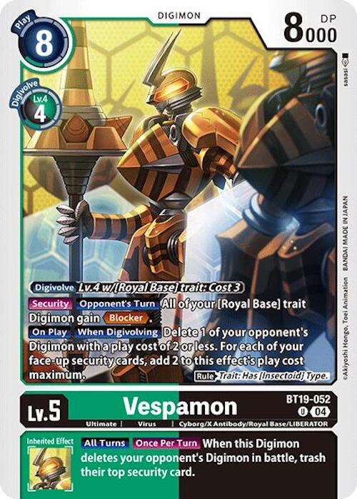 Vespamon [BT19-052] [Release Special Booster 2.0] | Cracking-Singles