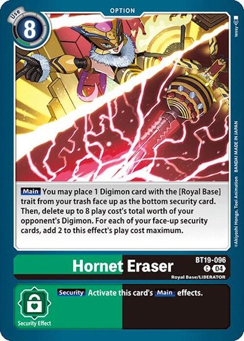 Hornet Eraser [BT19-096] [Release Special Booster 2.0] | Cracking-Singles