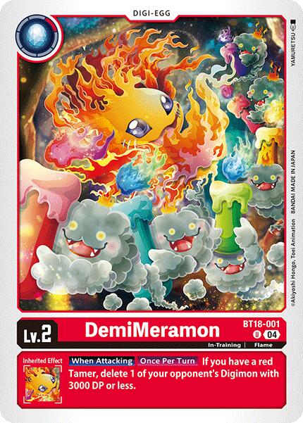 DemiMeramon [BT18-001] [Release Special Booster 2.0] | Cracking-Singles