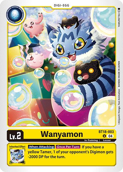 Wanyamon [BT18-003] [Release Special Booster 2.0] | Cracking-Singles