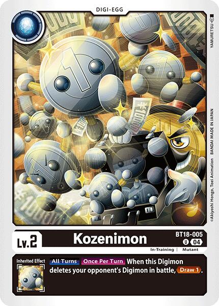 Kozenimon [BT18-005] [Release Special Booster Ver.2.0] | Cracking-Singles