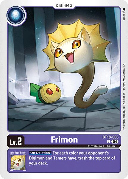 Frimon [BT18-006] [Release Special Booster Ver.2.0] | Cracking-Singles