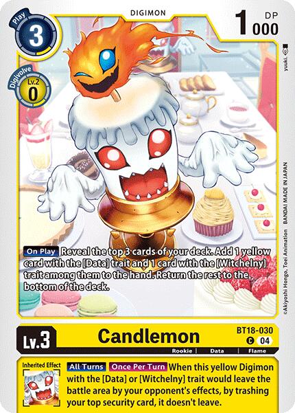 Candlemon [BT18-030] [Release Special Booster Ver.2.0] | Cracking-Singles