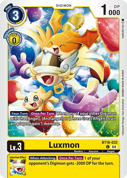 Luxmon [BT18-032] [Release Special Booster Ver.2.0] | Cracking-Singles