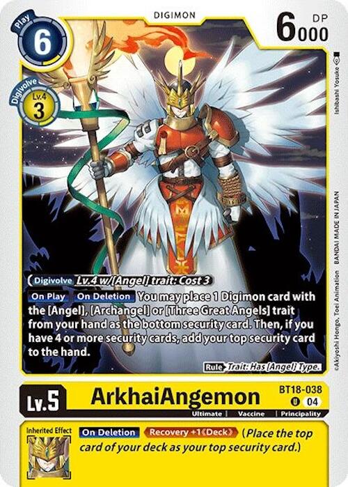 ArkhaiAngemon [BT18-038] [Release Special Booster Ver.2.0] | Cracking-Singles