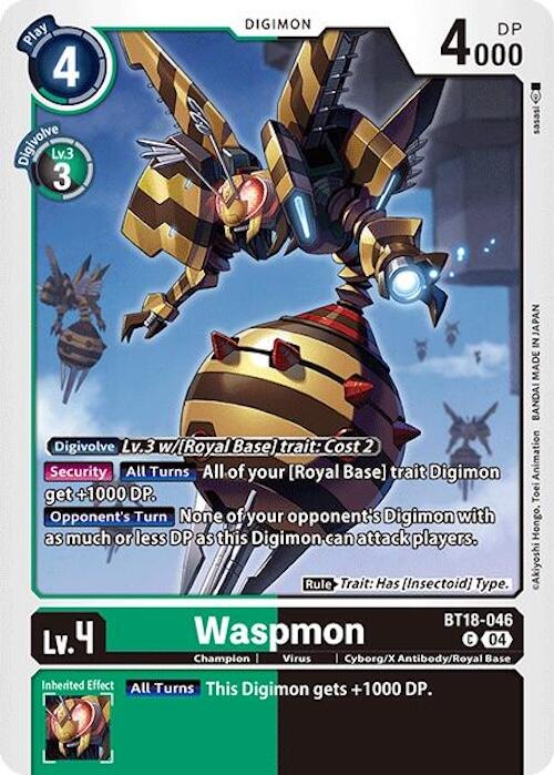 Waspmon [BT18-046] [Release Special Booster Ver.2.0] | Cracking-Singles