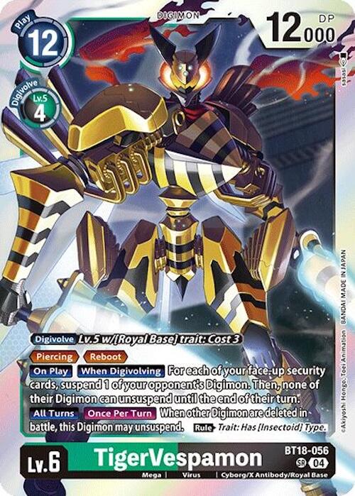 TigerVespamon [BT18-056] [Release Special Booster Ver.2.0] | Cracking-Singles