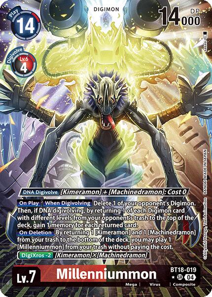 Millenniummon [BT18-019] (Alternate Art) [Release Special Booster 2.0] | Cracking-Singles