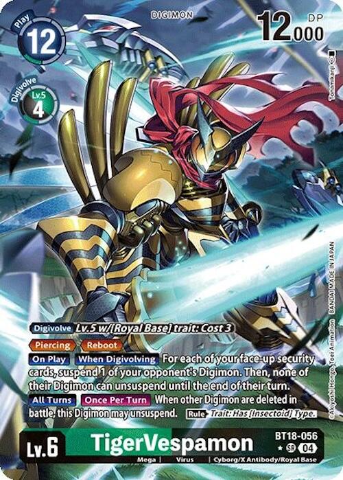 TigerVespamon [BT18-056] (Alternate Art) [Release Special Booster 2.0] | Cracking-Singles