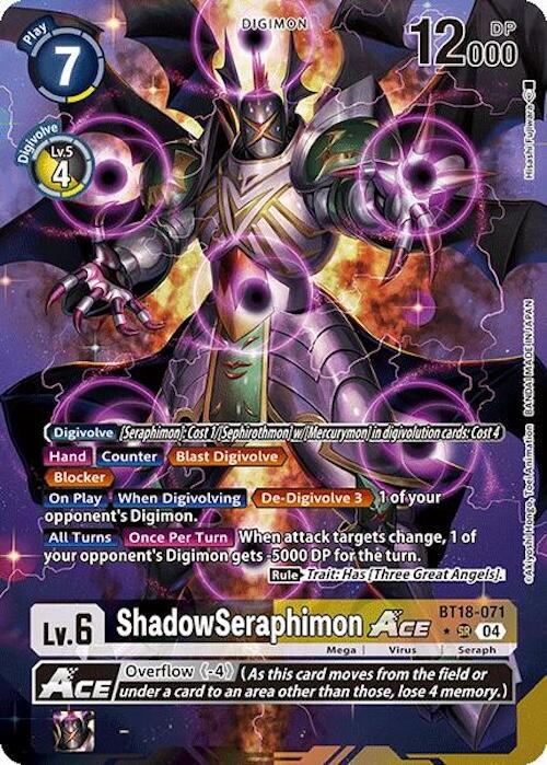 ShadowSeraphimon ACE [BT18-071] (Alternate Art) [Release Special Booster Ver.2.0] | Cracking-Singles