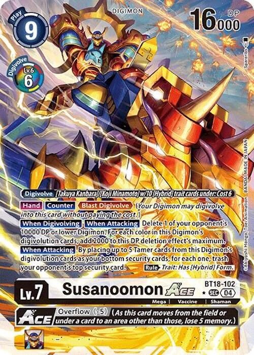 Susanoomon ACE [BT18-102] (Alternate Art) [Release Special Booster 2.0] | Cracking-Singles