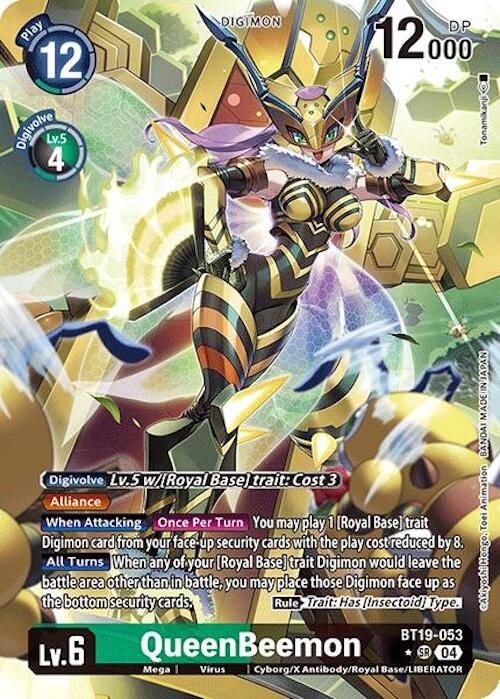 QueenBeemon [BT19-053] (Alternate Art) [Release Special Booster 2.0] | Cracking-Singles