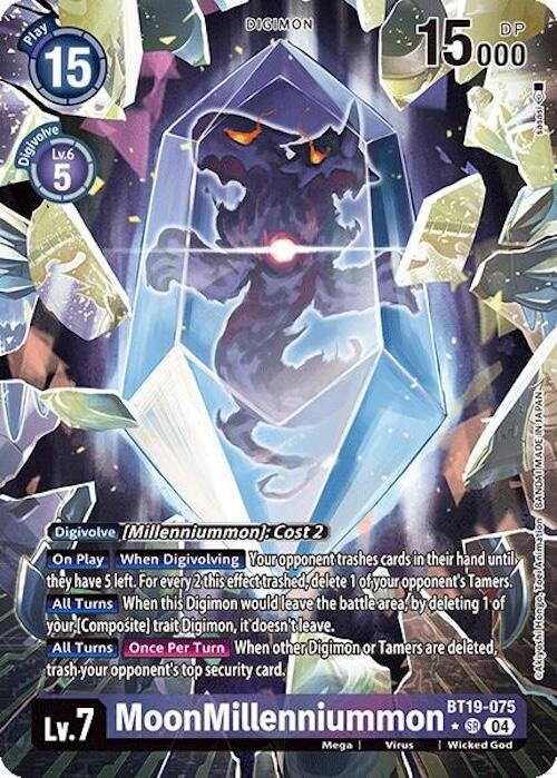 MoonMillenniummon [BT19-075] (Alternate Art) [Release Special Booster Ver.2.0] | Cracking-Singles