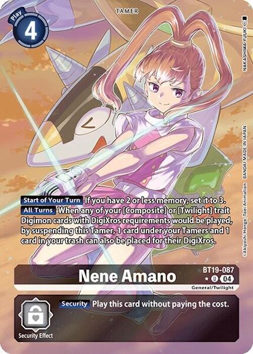 Nene Amano [BT19-087] (Alternate Art) [Release Special Booster Ver.2.0] | Cracking-Singles