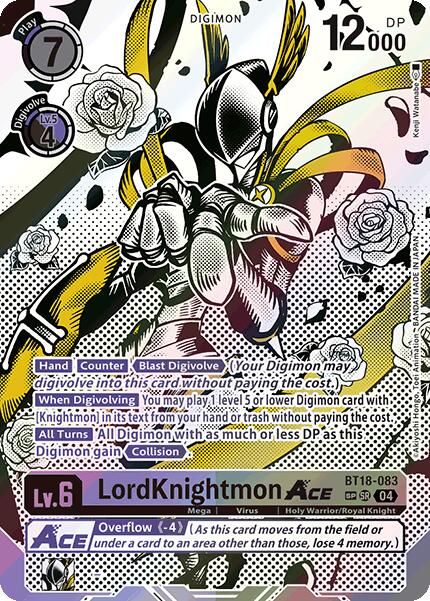 LordKnightmon ACE [BT18-083] (Textured) [Release Special Booster 2.0] | Cracking-Singles