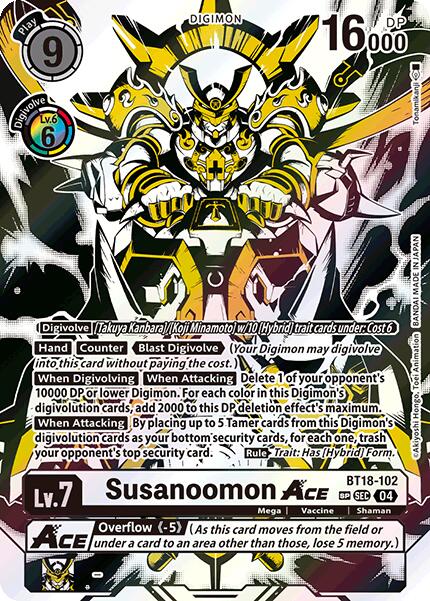 Susanoomon ACE [BT18-102] (Textured) [Release Special Booster 2.0] | Cracking-Singles