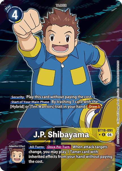 J.P. Shibayama [BT18-091] (Release Special Booster 2.0: Box Promotion Pack) [Release Special Booster 2.0] | Cracking-Singles