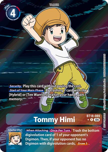 Tommy Himi [BT18-089] (Release Special Booster 2.0: Box Promotion Pack) [Release Special Booster 2.0] | Cracking-Singles