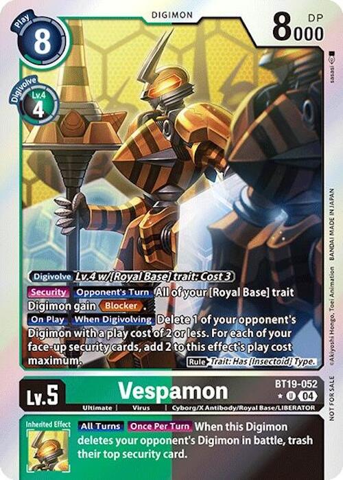 Vespamon [BT19-052] (Release Special Booster 2.0: Box Promotion Pack) [Release Special Booster 2.0] | Cracking-Singles