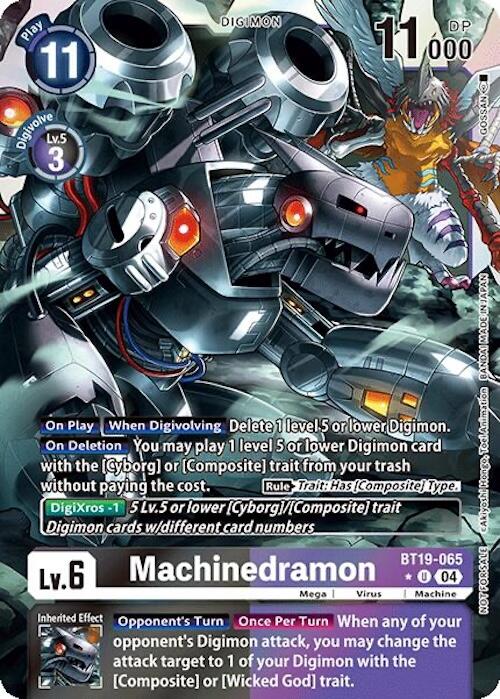 Machinedramon [BT19-065] (Release Special Booster 2.0: Box Promotion Pack) [Release Special Booster 2.0] | Cracking-Singles