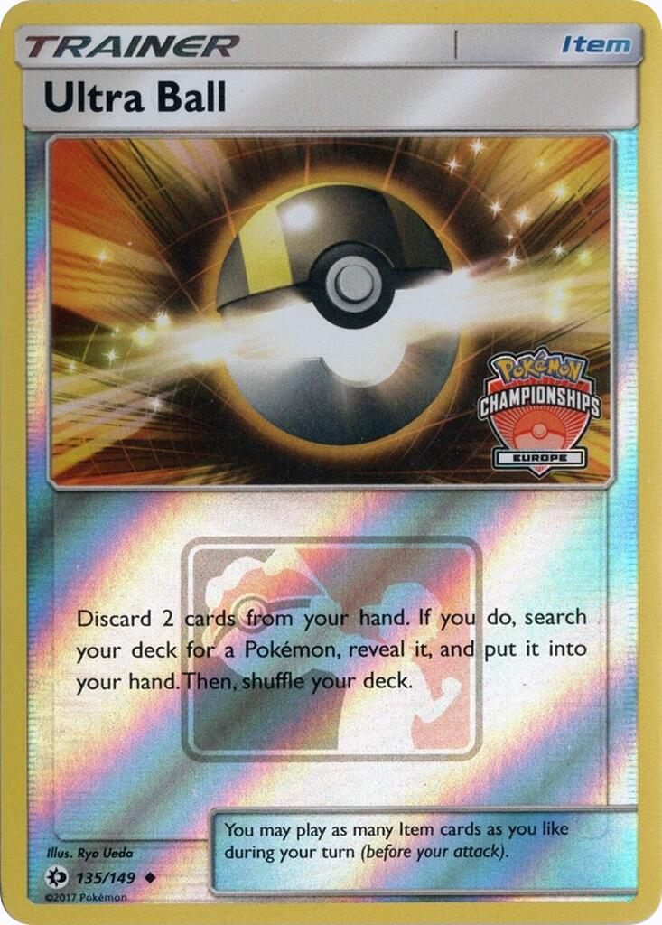 Ultra Ball (135/149) (Europe Championships) [League & Championship Cards] | Cracking-Singles