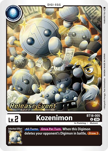 Kozenimon [BT18-005] [Release Special Booster Ver.2.0 Pre-Release Cards] | Cracking-Singles