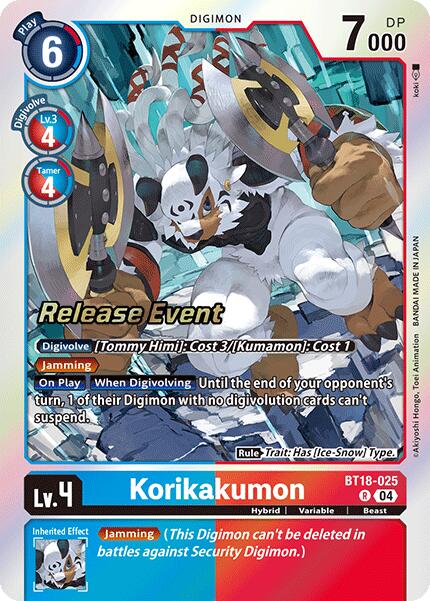 Korikakumon [BT18-025] [Release Special Booster 2.0 Pre-Release Cards] | Cracking-Singles