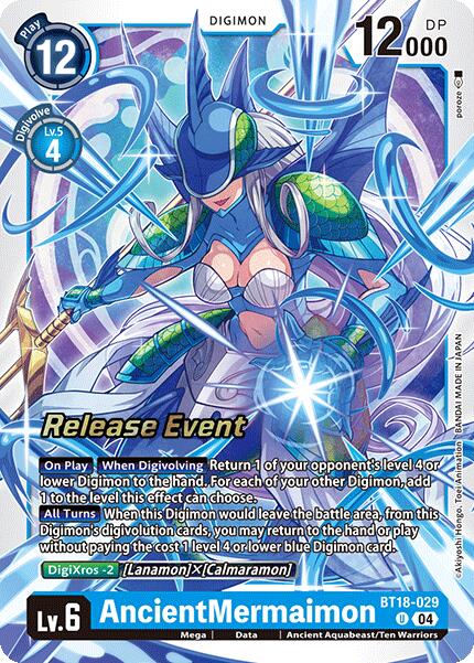 AncientMermaimon [BT18-029] [Release Special Booster 2.0 Pre-Release Cards] | Cracking-Singles