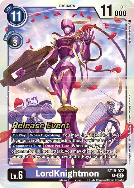 LordKnightmon [BT19-072] [Release Special Booster Ver.2.0 Pre-Release Cards] | Cracking-Singles