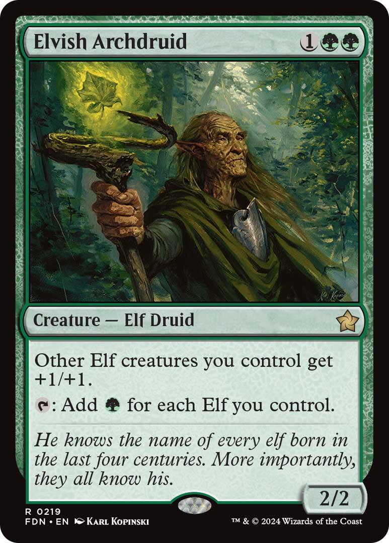 Elvish Archdruid [Foundations] | Cracking-Singles