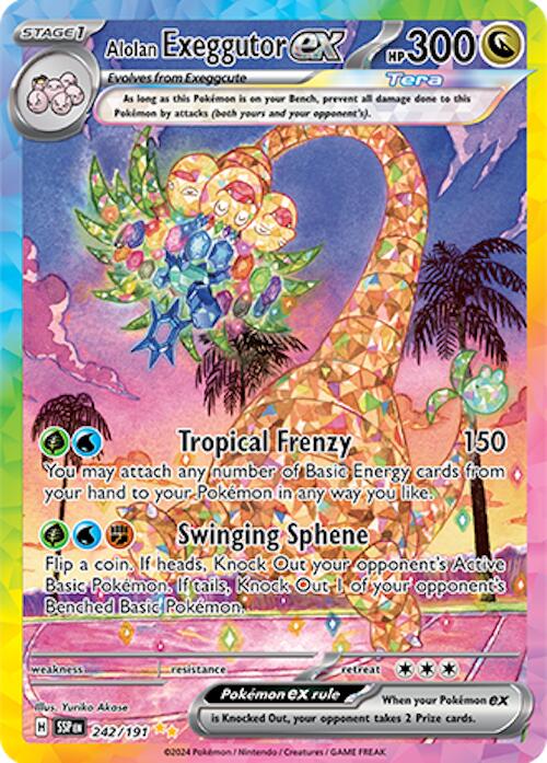 Alolan Exeggutor ex (242/191) [Scarlet & Violet: Surging Sparks] | Cracking-Singles