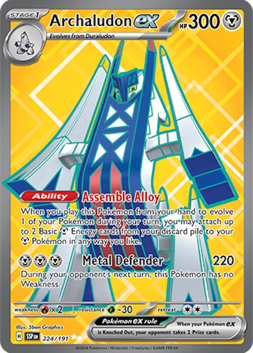 Archaludon ex (224/191) [Scarlet & Violet: Surging Sparks] | Cracking-Singles